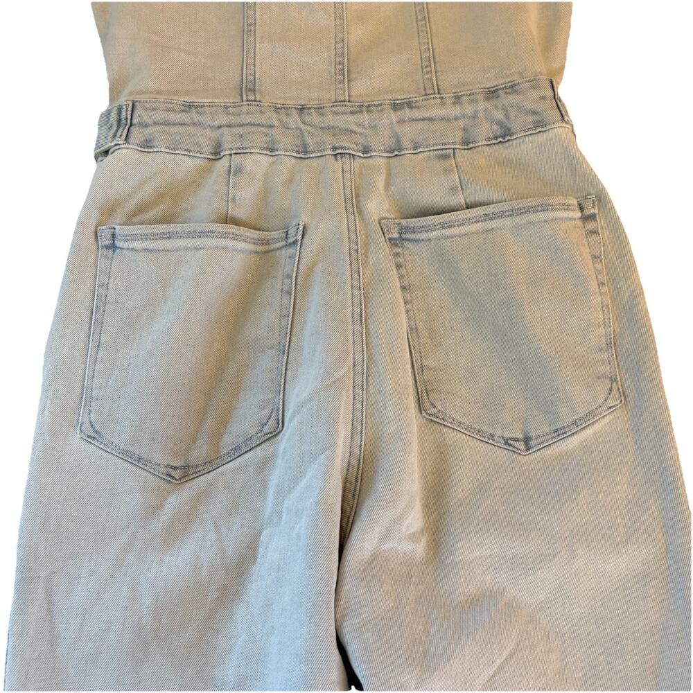 NWT Good American Sleeveless Fit For Success Jumpsuit Denim Size 3 (M) *FLAW - Picture 12 of 16